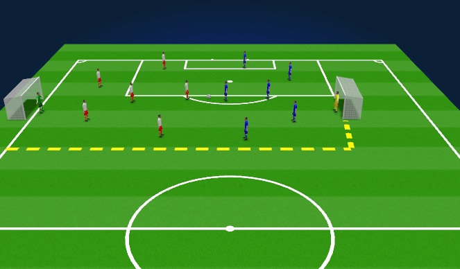 Football/Soccer Session Plan Drill (Colour): Game