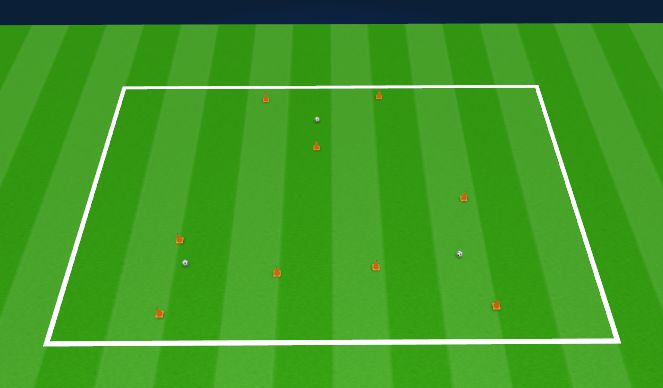 Football/Soccer Session Plan Drill (Colour): rondo