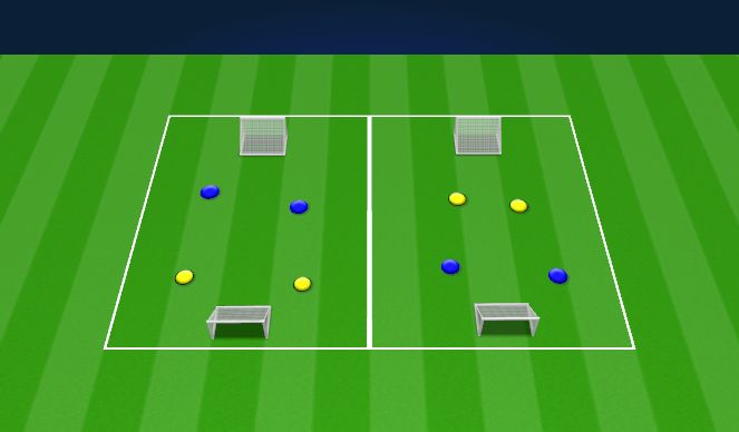 Football/Soccer Session Plan Drill (Colour): Screen 1