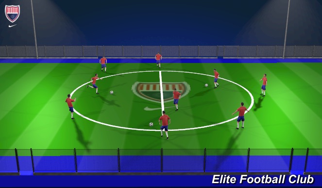 Football/Soccer Session Plan Drill (Colour): Screen 1