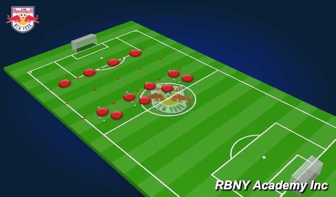 Football/Soccer Session Plan Drill (Colour): Intro