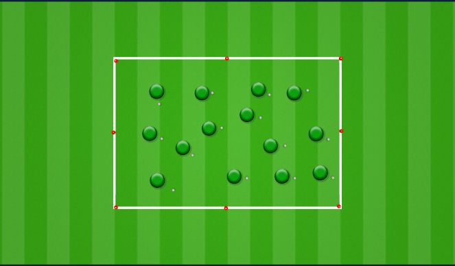 Football/Soccer Session Plan Drill (Colour): Dynamic