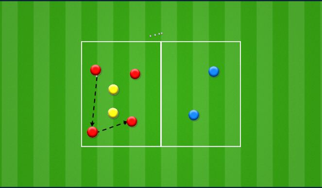 Football/Soccer Session Plan Drill (Colour): Warm Up