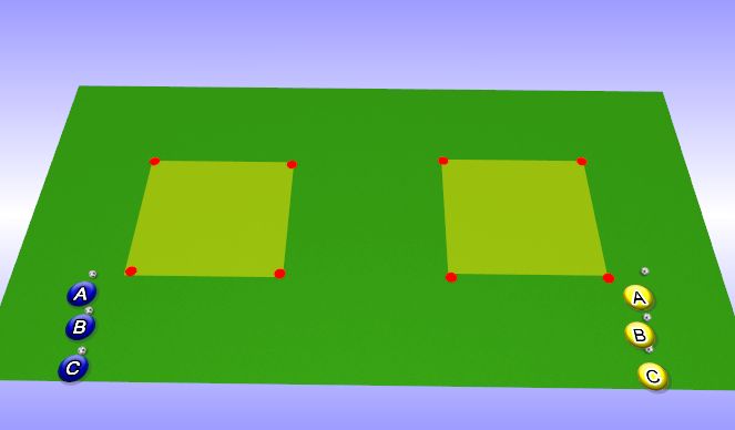 Football/Soccer Session Plan Drill (Colour): Traffic Jam