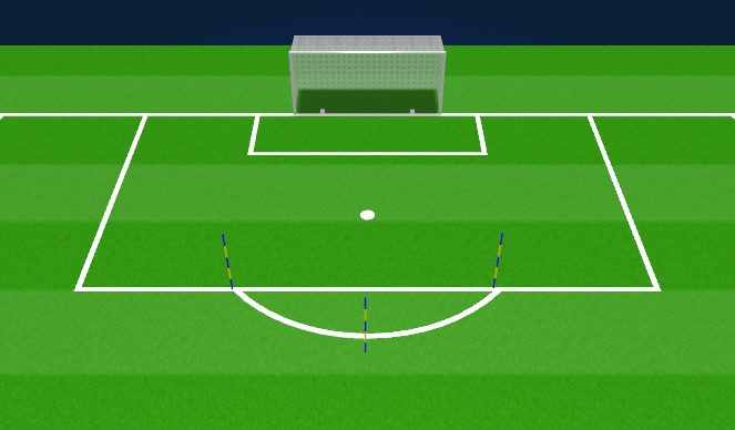 Football/Soccer Session Plan Drill (Colour): Defending the Space 