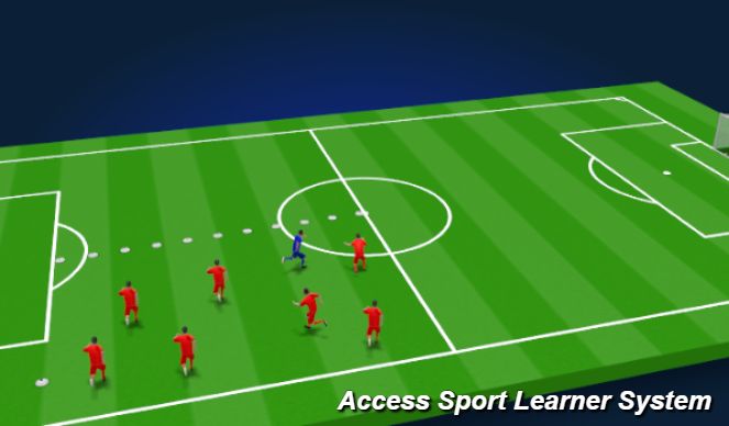 Football/Soccer Session Plan Drill (Colour): Screen 1