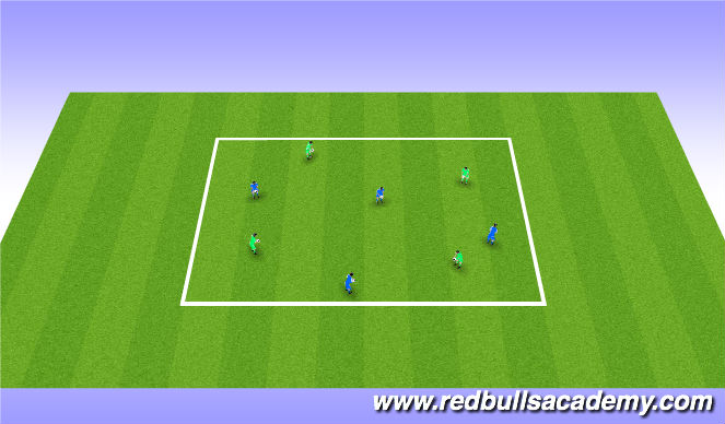 Football/Soccer Session Plan Drill (Colour): Main Theme