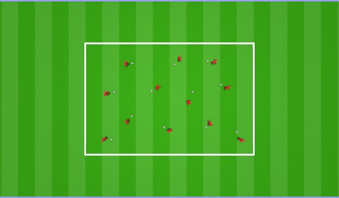 Football/Soccer Session Plan Drill (Colour): Individual Footskills