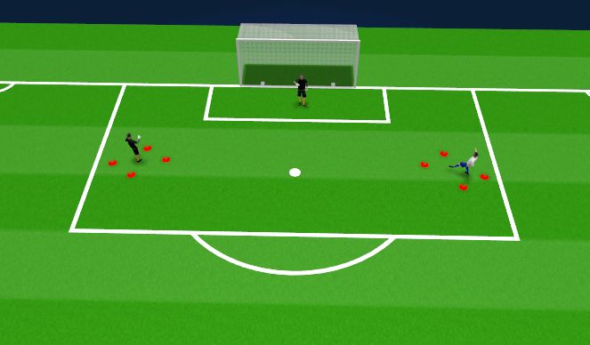 Football/Soccer Session Plan Drill (Colour): PASSING &REACIVING 