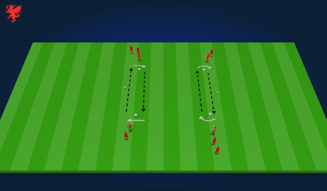 Football/Soccer Session Plan Drill (Colour): Screen 1