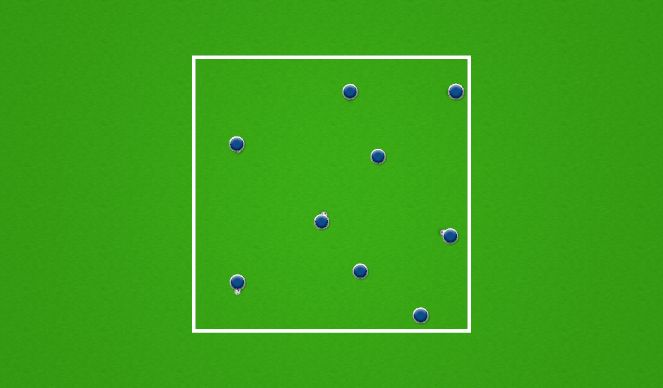 Football/Soccer Session Plan Drill (Colour): Ball Manipulation