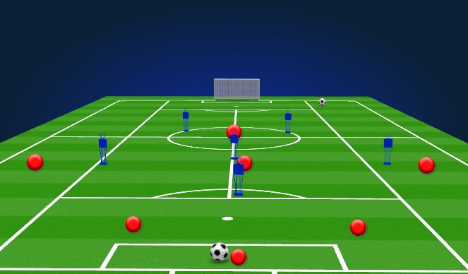 Football/Soccer Session Plan Drill (Colour): Animation 1