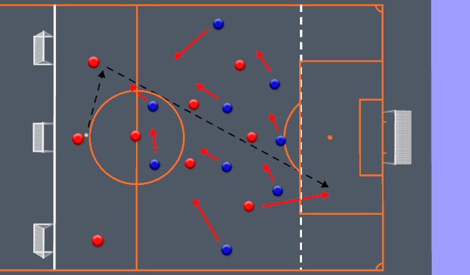 Football/Soccer Session Plan Drill (Colour): Screen 1