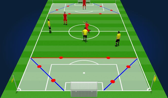 Football/Soccer Session Plan Drill (Colour): Screen 1