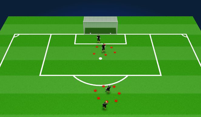 Football/Soccer Session Plan Drill (Colour): MINI GAME 