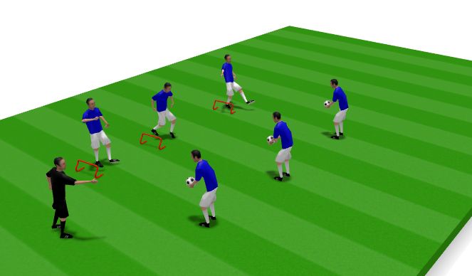 Football/Soccer Session Plan Drill (Colour): Paaris: tehnika/sööt jne
