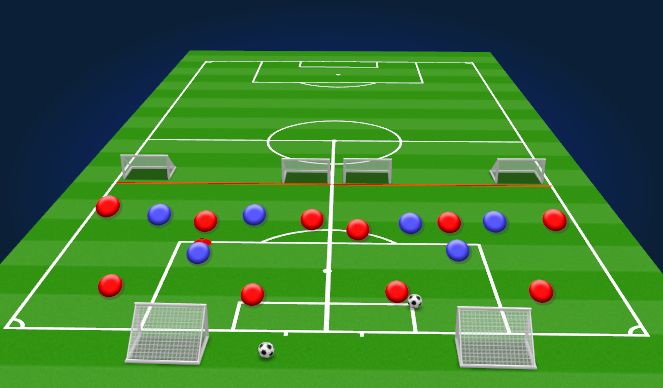 Football/Soccer Session Plan Drill (Colour): Screen 1