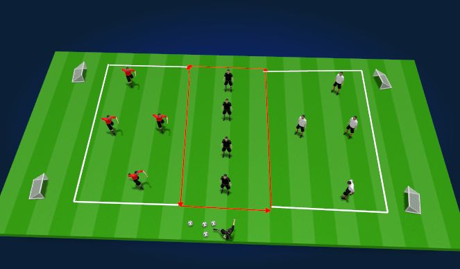 Football/Soccer Session Plan Drill (Colour): Animation 1