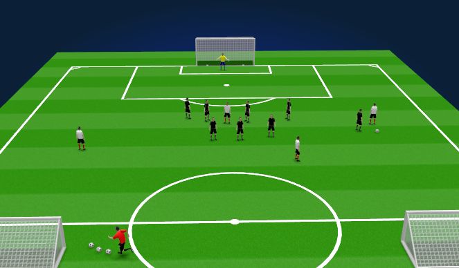 Football/Soccer Session Plan Drill (Colour): Animation 2