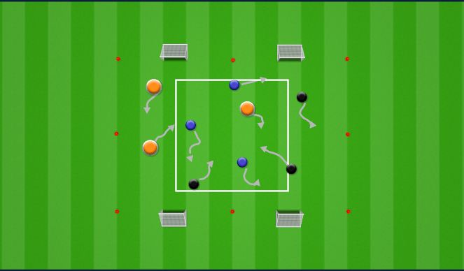 Football/Soccer Session Plan Drill (Colour): Foundational Warm Up