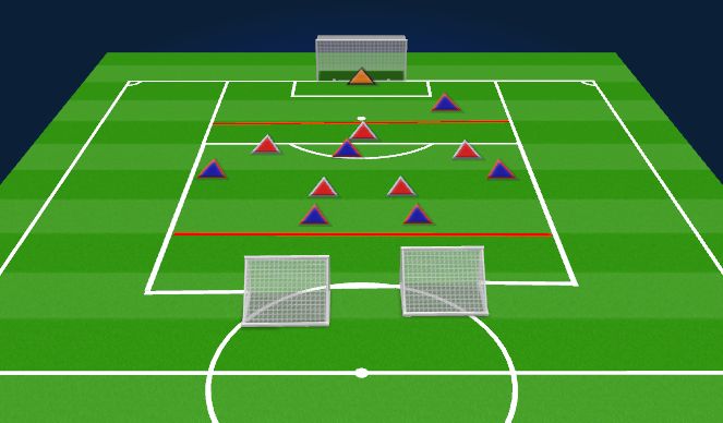 Football/Soccer Session Plan Drill (Colour): SSG