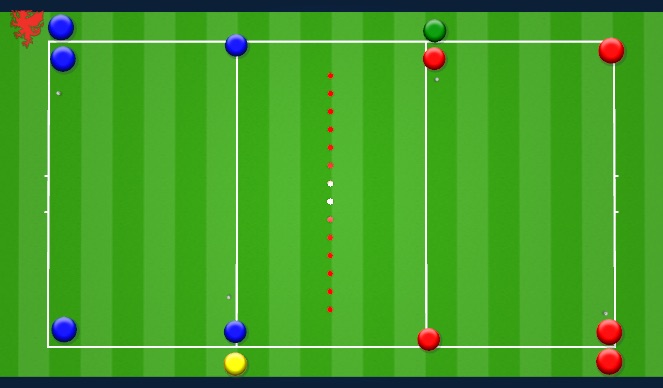 Football/Soccer Session Plan Drill (Colour): Screen 1