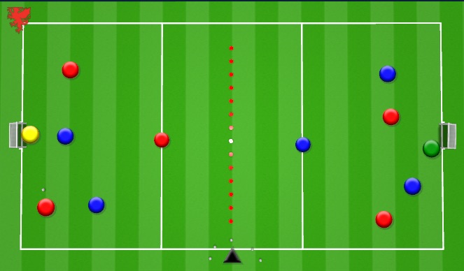 Football/Soccer Session Plan Drill (Colour): Screen 3