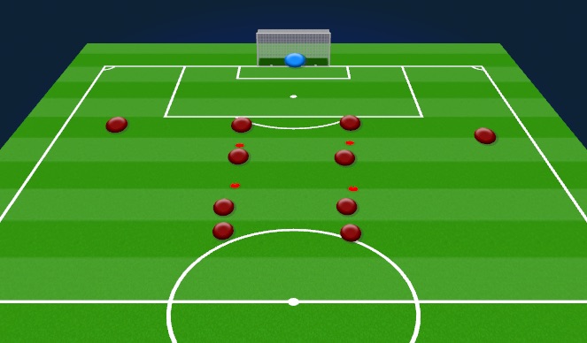 Football/Soccer Session Plan Drill (Colour): Screen 3