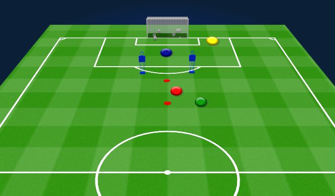 Football/Soccer Session Plan Drill (Colour): Animation 4