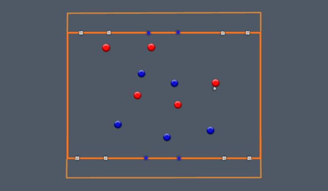 Football/Soccer Session Plan Drill (Colour): Animation 2