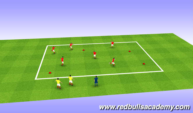 Football/Soccer Session Plan Drill (Colour): Screen 1