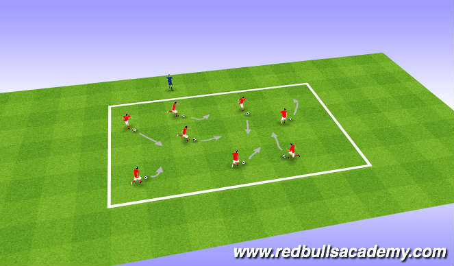 Football/Soccer Session Plan Drill (Colour): Screen 2