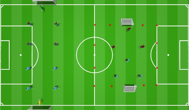 Football/Soccer Session Plan Drill (Colour): SSG 