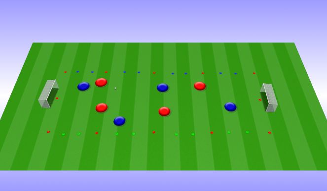 Football/Soccer Session Plan Drill (Colour): SSG