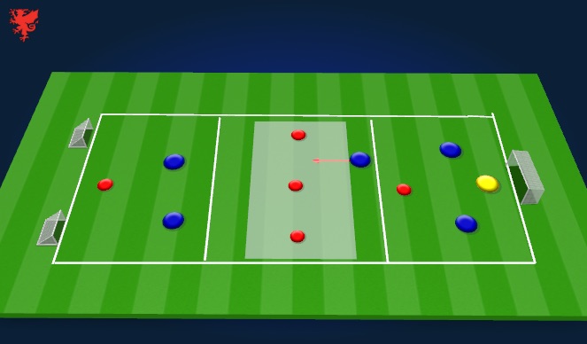 Football/Soccer Session Plan Drill (Colour): Screen 2