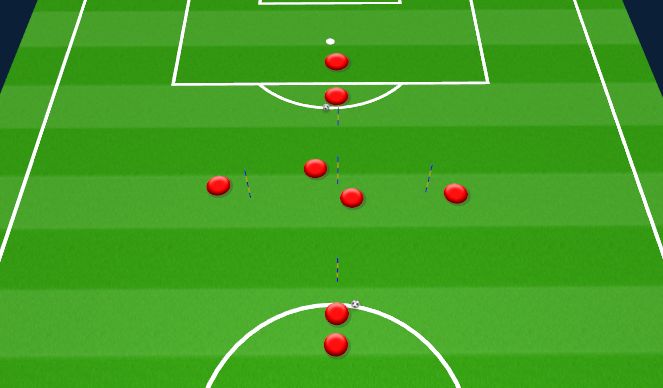 Football/Soccer Session Plan Drill (Colour): Animation 3