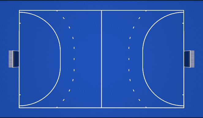 Hockey Session Plan Drill (Colour): Game 5vs 4