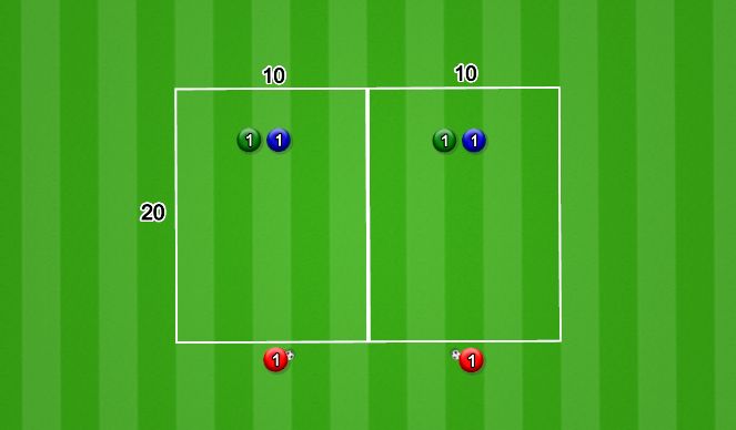 Football/Soccer Session Plan Drill (Colour): Warm Up JackPot