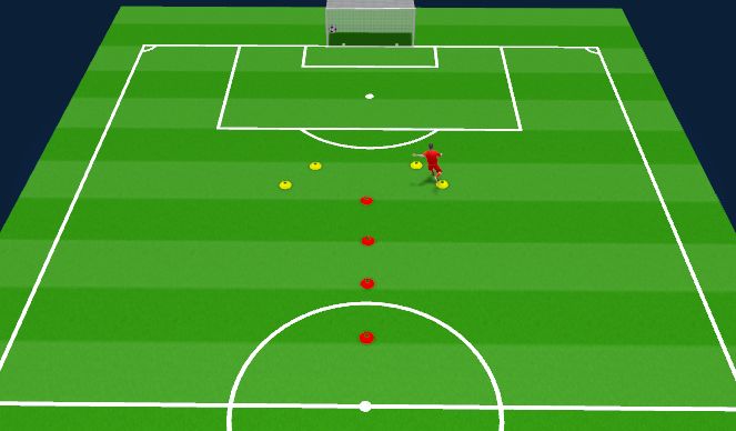 Football/Soccer Session Plan Drill (Colour): Demo of drill.