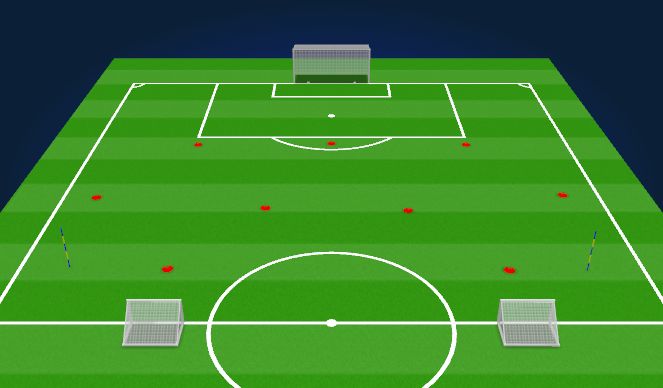 Football/Soccer Session Plan Drill (Colour): Set-Up