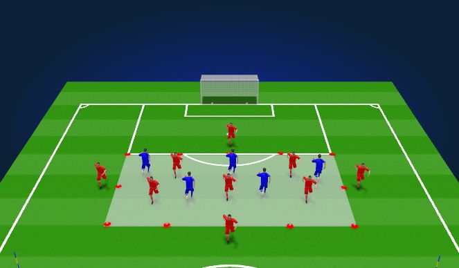 Football/Soccer Session Plan Drill (Colour): Introduction Phase