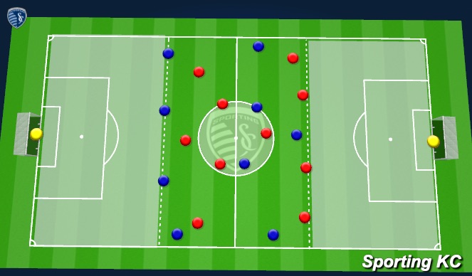 Football/Soccer Session Plan Drill (Colour): Exercise 5