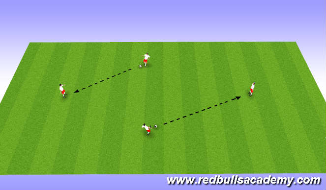 Football/Soccer Session Plan Drill (Colour): Warm up 4