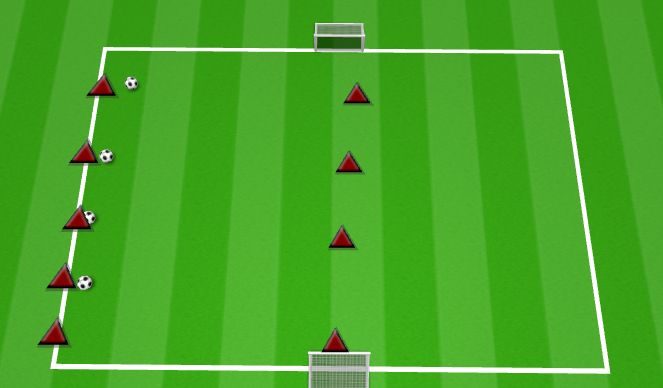 Football/Soccer Session Plan Drill (Colour): SHARKS AND MINNOWS