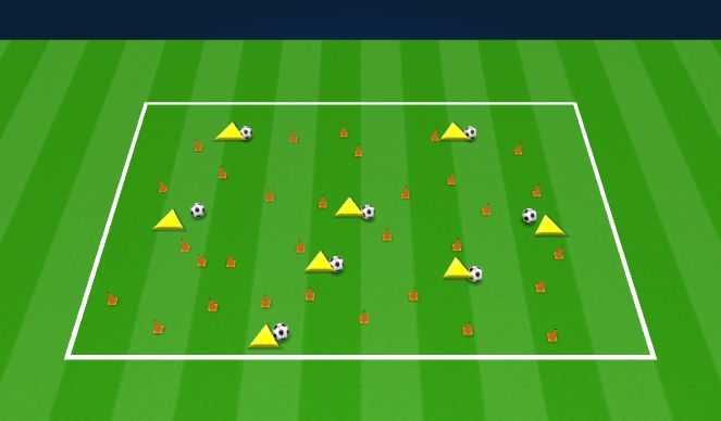 Football/Soccer Session Plan Drill (Colour): FNDING NEMO