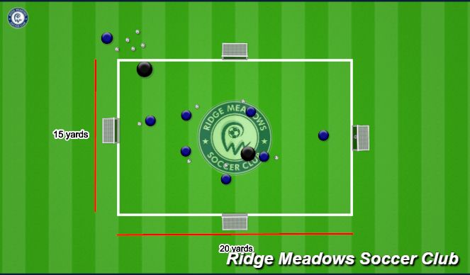 Football/Soccer Session Plan Drill (Colour): Arrival Game