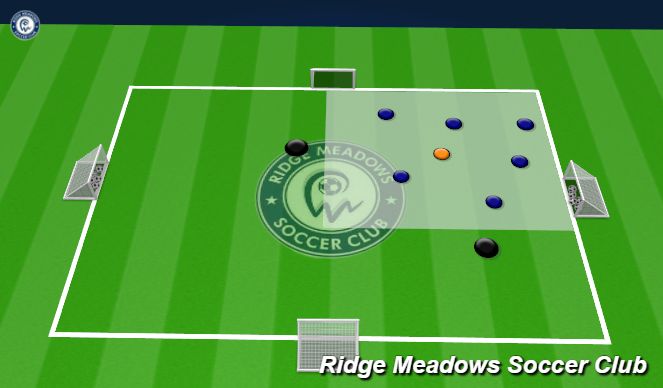 Football/Soccer Session Plan Drill (Colour): Freeze Tag