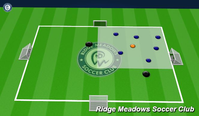 Football/Soccer Session Plan Drill (Colour): Freeze Tag