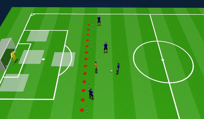 Football/Soccer Session Plan Drill (Colour): Animation 4