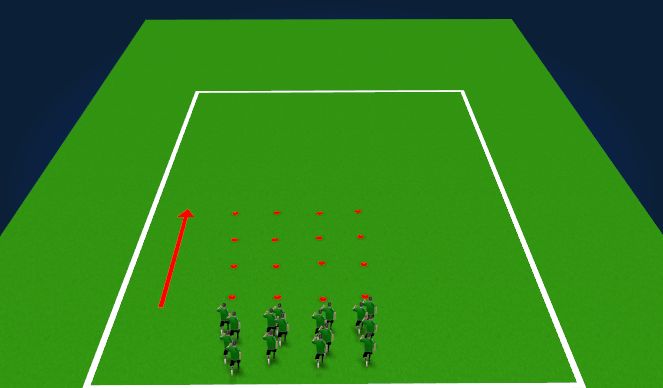 Football/Soccer Session Plan Drill (Colour): how to setup